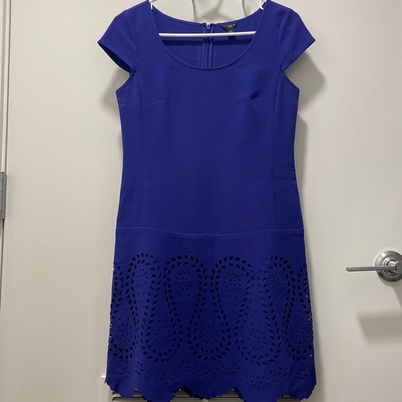 Ann Taylor Purple Eyelet Dress - Picture 4 of 6